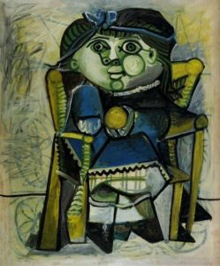 Пабло Пикассо, «Палома с апельсином», 1951 год.