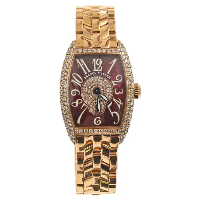 Женские наручные часы Franck Muller Cintree Curvex с бриллиантами 18 карат Арт. 1750 S6 PM D CD.