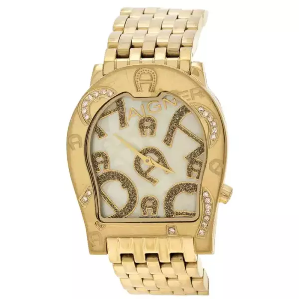 Aigner Mother Pearl позолоченная сталь Ravenna Nuovo A25100 Женские наручные часы 33 мм.