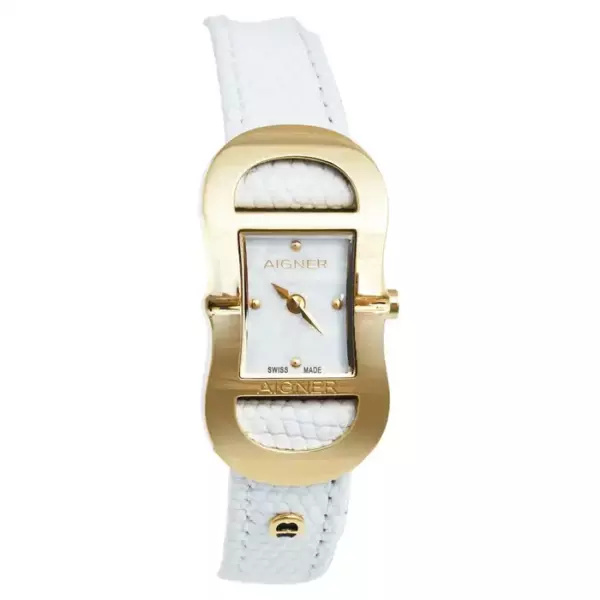 Aigner Перламутровые позолоченные женские наручные часы Cesena.