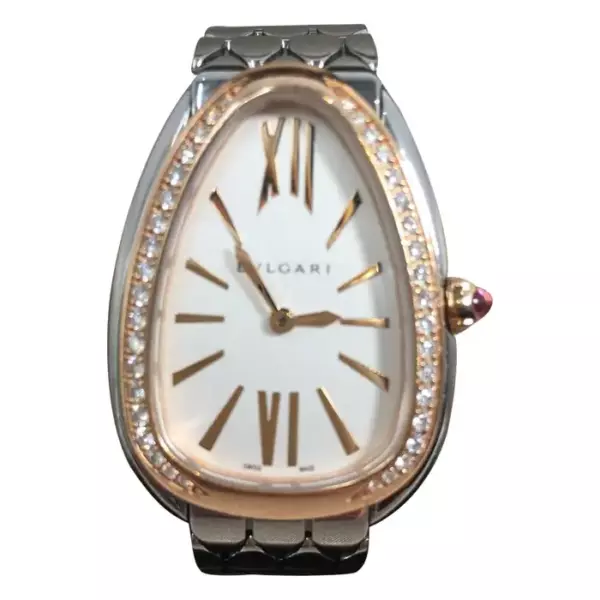 Часы Bulgari Serpent Seduttori с бриллиантами.