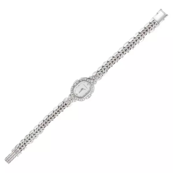 Наручные часы Bucherer из белого золота 18 карат с бриллиантами. Наручные часы Bucherer из белого золота 18 карат с бриллиантами.