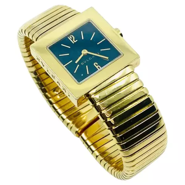 Золотые часы Bulgari Tubogas Quadrato.