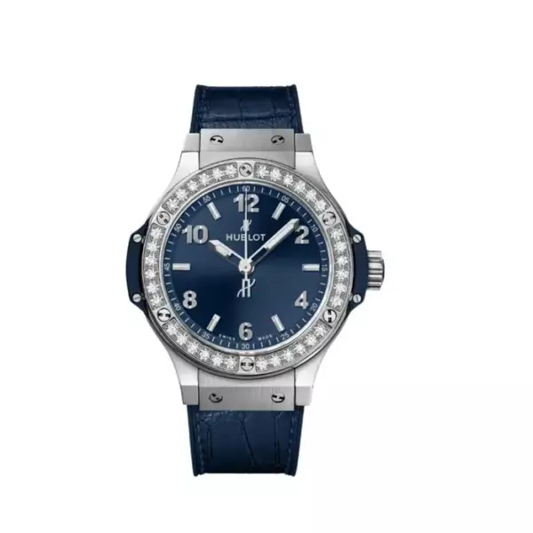 Часы Hublot Big Bang с хронографом, 38 мм, стальной синий циферблат 361.SX.7170.LR.1204. Часы Hublot Big Bang с хронографом, 38 мм, стальной синий циферблат 361.SX.7170.LR.1204.