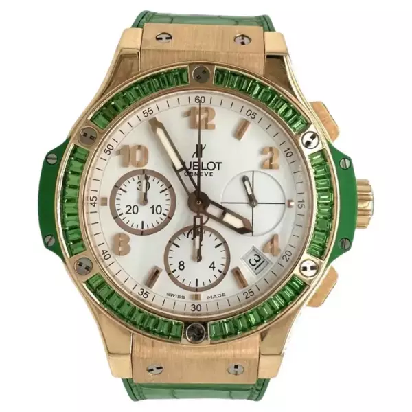 Часы Hublot Big Bang Tutti Frutti Green Tsavorite, розовое золото 18 карат, 41 мм. Часы Hublot Big Bang Tutti Frutti Green Tsavorite, розовое золото 18 карат, 41 мм.
