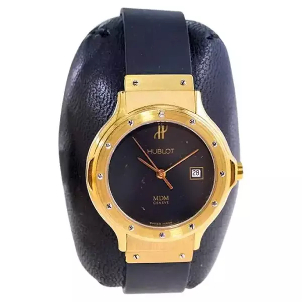 Hublot Женские кварцевые часы из желтого золота. Hublot Женские кварцевые часы из желтого золота.