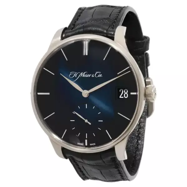 Мужские часы H. Moser & Cie. Venturer Big Date 2100 0202 из 18 каратного белого золота.