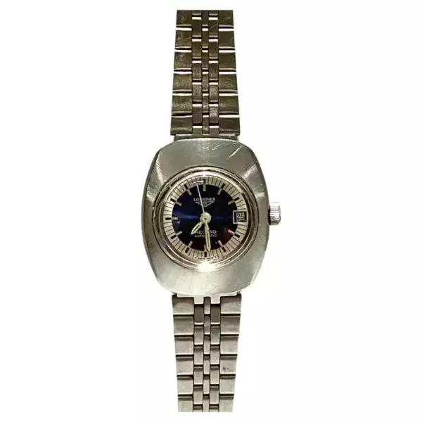 Автоматические стальные часы Longines Record 1970 х годов. Автоматические стальные часы Longines Record 1970 х годов.