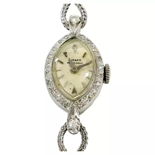 Girard Perregaux Женские часы с бриллиантовым браслетом.
