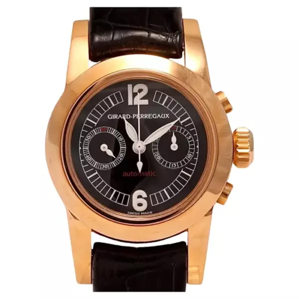 Наручные часы Girard Perregaux с хронографом 18 карат.