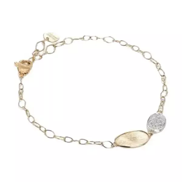 Женский браслет Marco Bicego Lunaria Petite с двойным листом BB2591B. Женский браслет Marco Bicego Lunaria Petite с двойным листом BB2591B.