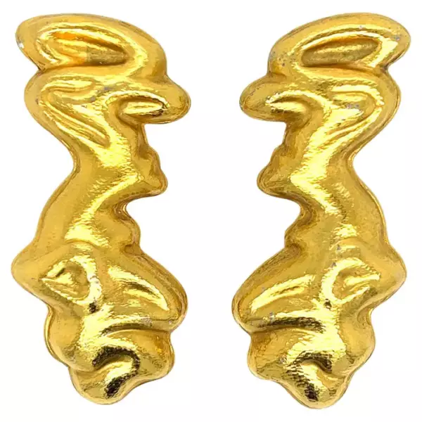 Золотые серьги Lalaounis.