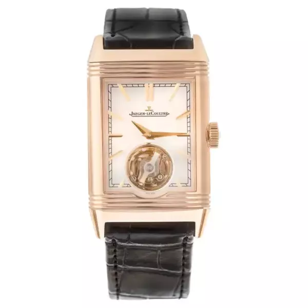 Часы Jaeger LeCoultre Reverso Tribute Duoface Tourbillon. Часы Jaeger LeCoultre Reverso Tribute Duoface Tourbillon.
