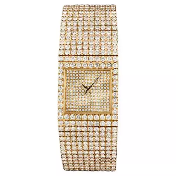Часы Piaget с бриллиантами 1980 х годов.