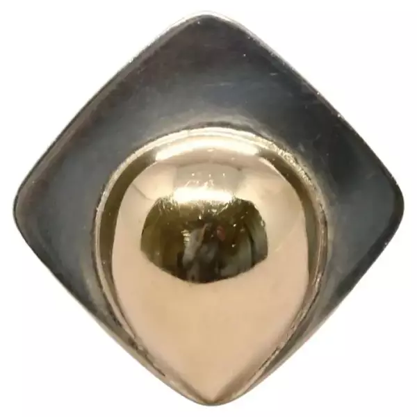 Кольцо PIERRE CARDIN 1960 х годов, большое кольцо из стерлингового серебра и 14 карат. Кольцо PIERRE CARDIN 1960 х годов, большое кольцо из стерлингового серебра и 14 карат.