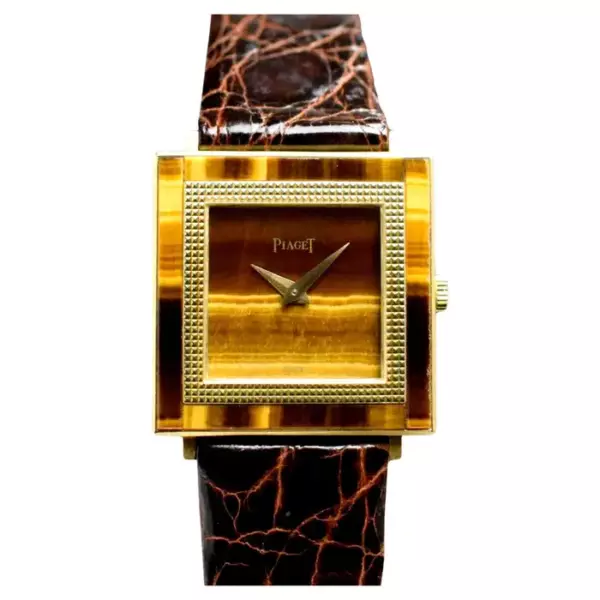 Piaget Altiplano 18K YG с циферблатом и безелем с ручным управлением Wind 9200, 1970 е годы.