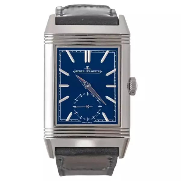 Подержанные наручные часы Jaeger LeCoultre Reverso Tribute Monoface Small Seconds (арт. Q397848J) с механическим механизмом с ручным заводом. Подержанные наручные часы Jaeger LeCoultre Reverso Tribute Monoface Small Seconds (арт. Q397848J) с механическим механизмом с ручным заводом.