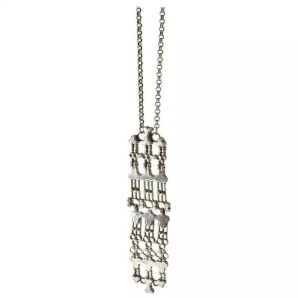 Серебряный кулон Kinetic от Марианны Берг для Дэвида Андерсена, Норвегия, 1960 е годы.