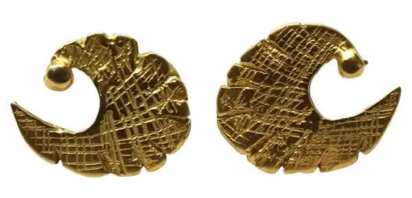 Серьги органической формы Pierre Cardin 1960 х годов. Серьги органической формы Pierre Cardin 1960 х годов.