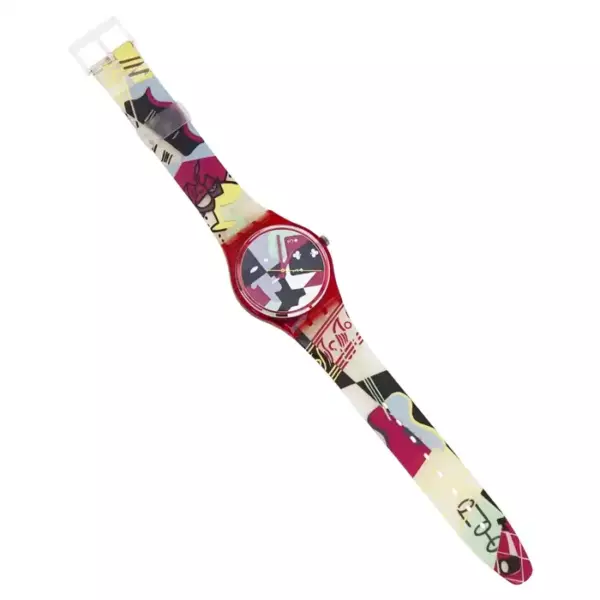 Абстрактные наручные часы «Cubist Rap» от Беатрис Сантиччоли для Swatch, 1990 е гг.