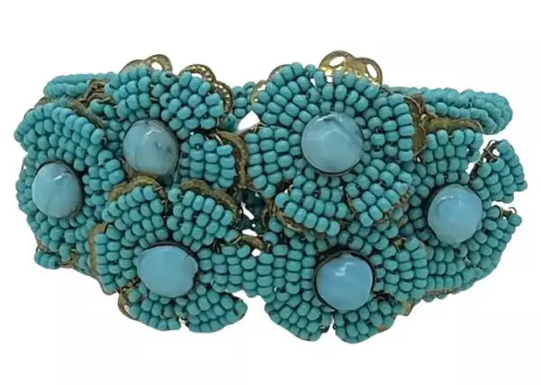 Браслет Stanley Hagler Turquoise Hinge Clamp.
