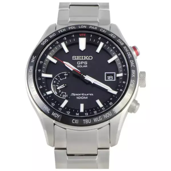 Часы Seiko Sportura с GPS и солнечной батареей SSF003.