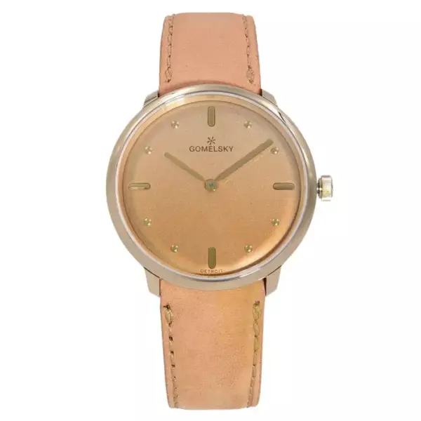 Gomelsky Audrey 6 Кварцевые женские часы со стальным коричневым циферблатом золотого тона G0120147278 Gomelsky Audrey 6 Кварцевые женские часы со стальным коричневым циферблатом золотого тона G0120147278