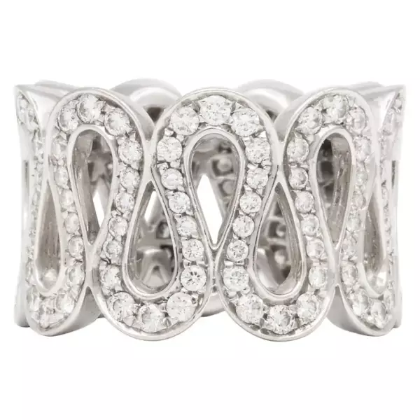 Кольцо Boucheron Ришелье с бриллиантом.