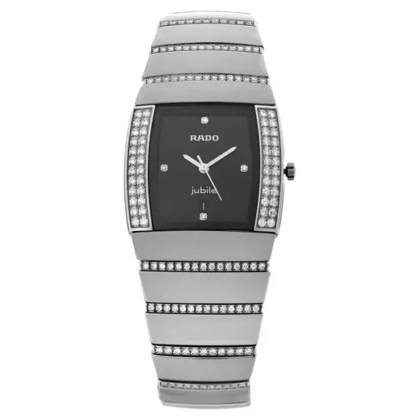 Rado Sintra Jubile Ceramic Diamond 1.20Cttw Кварцевые женские часы.