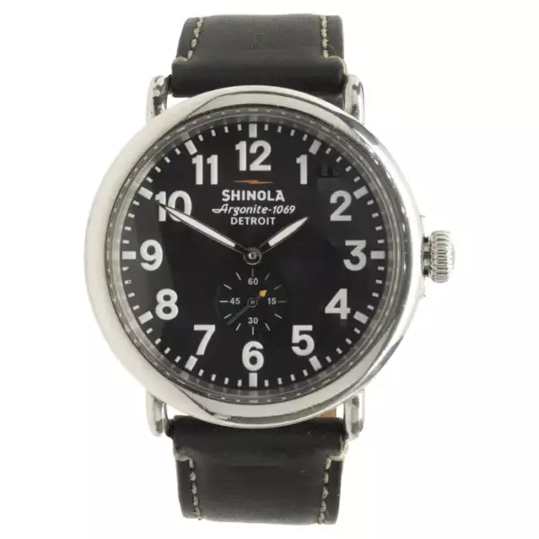 Shinola Runwell 47 из нержавеющей стали Shinola Runwell 47 из нержавеющей стали