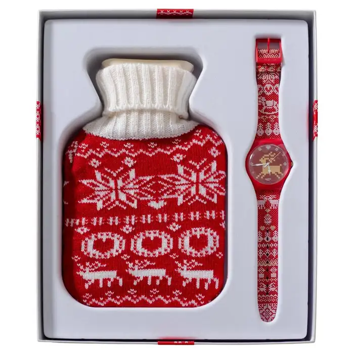 Swatch Red Knit Limited Edition к Рождеству 2013.