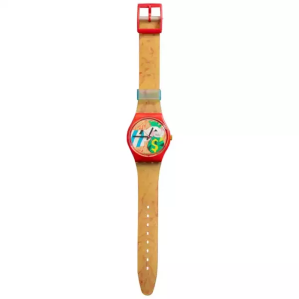 Винтажные часы Swatch GR116 Collage Dore, год 1993, оригинальная коробка.