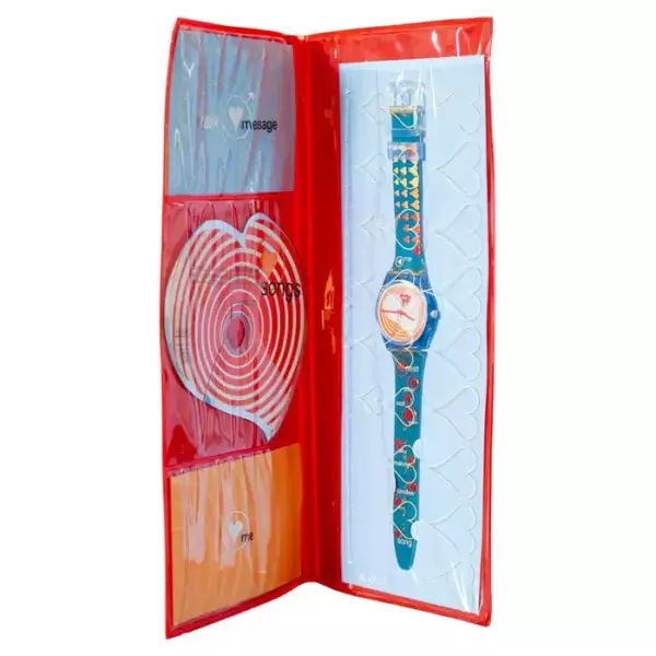 Винтажные часы Swatch ко Дню святого Валентина 2000 HEARTBEAT GN187.