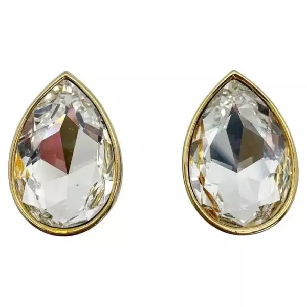 Винтажные серьги фары SPHINX Crystal, 1980 е годы. Винтажные серьги фары SPHINX Crystal, 1980 е годы.