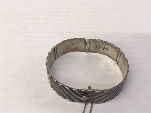 Винтажный браслет с подписью Serafin Moctezuma Taxco Sterling.7,5.