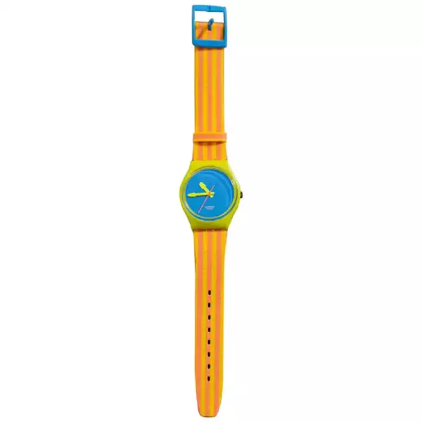 Винтажный шезлонг Swatch GJ109, год 1993, оригинальная коробка.