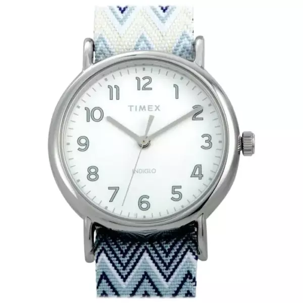 Часы Timex Weekender Blue Chevron TW2R59200. Часы Timex Weekender Blue Chevron TW2R59200.