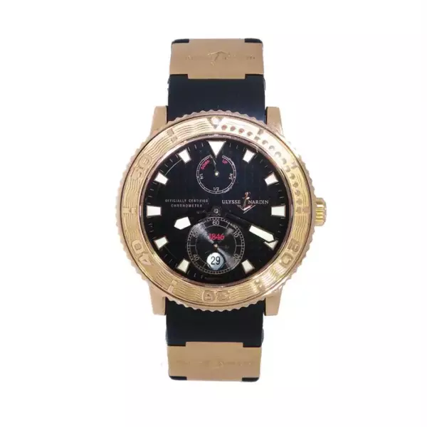 Часы Ulysse Nardin Marine Diver из розового золота.