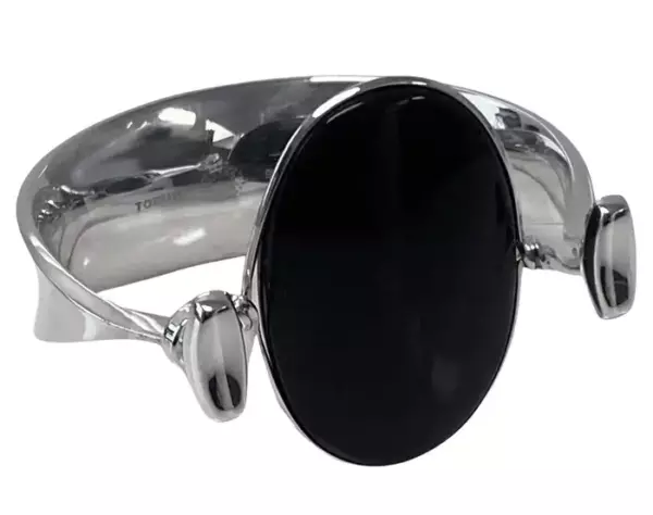 Georg Jensen Браслет Vivianna Torun с ониксом № 203A, около 1969 г.