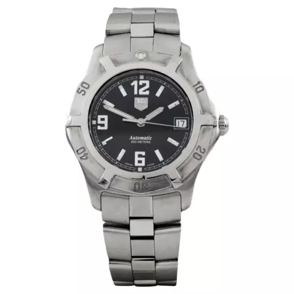 Мужские автоматические часы Tag Heuer из нержавеющей стали 200 M WN2111 с датой. Мужские автоматические часы Tag Heuer из нержавеющей стали 200 M WN2111 с датой.