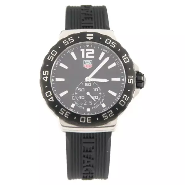 Мужские кварцевые часы Tag Heuer Formula с резиновым ремешком Tag Heuer WAU 1110. Мужские кварцевые часы Tag Heuer Formula с резиновым ремешком Tag Heuer WAU 1110.