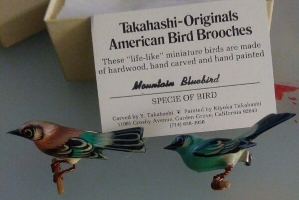 Оригинальные американские броши Takahashi Bird. Эт Оригинальные американские броши Takahashi Bird. Эт