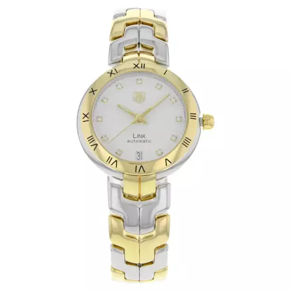 TAG Heuer Link Steel 18K Yellow Gold Guilloche Автоматические часы. TAG Heuer Link Steel 18K Yellow Gold Guilloche Автоматические часы.