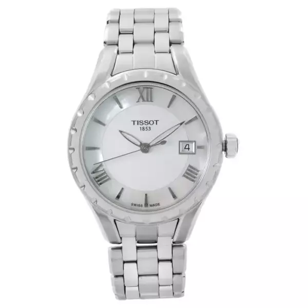 Tissot T Lady нержавеющая сталь MOP циферблат кварцевые женские часы T072.210.11.118.00