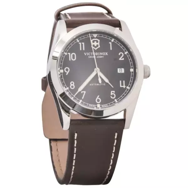 Victorinox Swiss Army наручные часы с черным циферблатом с автоподзаводом.