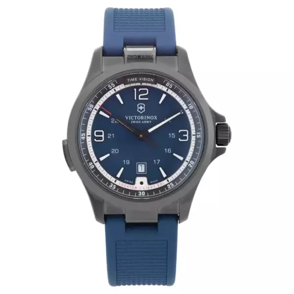 Victorinox Swiss Army Night Vision Синий циферблат Кварцевые мужские часы 241707.