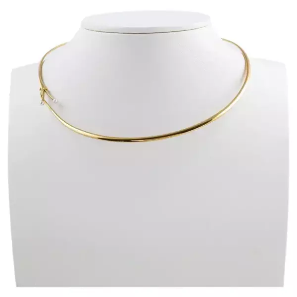 Vivianna Torun Bülow hube 18 каратное золотое ожерелье #904, разработанное для Georg Jensen