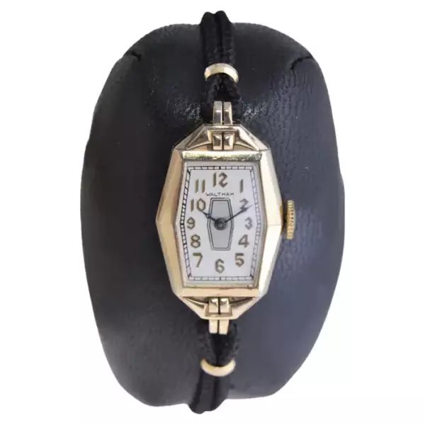 Женские наручные часы Waltham Gold Filled Art Deco.